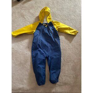 MEC Newt Suit Blue Yellow Mountain Equipment Co-op Sz 4T Unisex